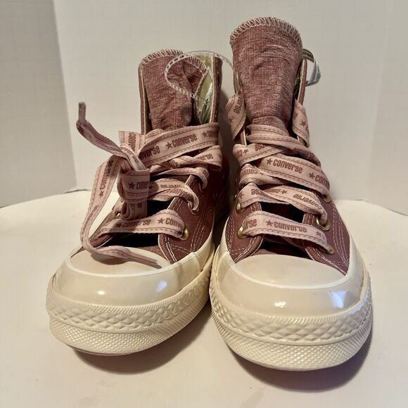 Converse Chuck 70 High Ribbon Laces Sneakers W 6.5 M 4.5 Dusty Pink A07977C - Picture 10 of 10
